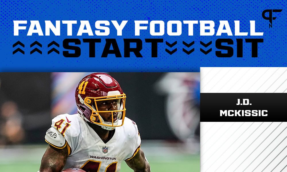 J.D. McKissic Start/Sit Week 5: Will he see increased work due to Antonio Gibson's shin injury?