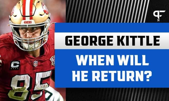 How long is George Kittle out? Injury timeline, return date, updates on 49ers tight end