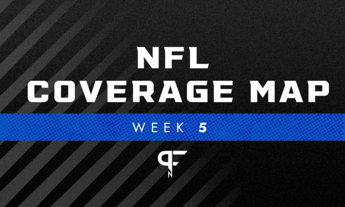 NFL Coverage Map Week 5: TV schedule for FOX, CBS broadcasts