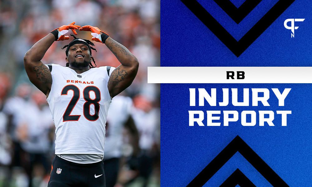 Fantasy RB Injury Report Week 5: Joe Mixon, Darrell Henderson, David Montgomery updates