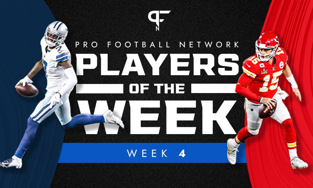 Week 4 NFL Player of the Week: Patrick Mahomes shines as Trevon Diggs continues his dominance