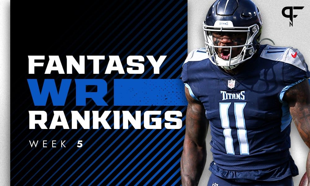 Fantasy WR Rankings Week 5: Where do A.J. Brown and Julio Jones rank?