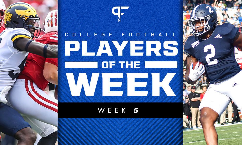College Football Players of the Week: David Ojabo and Logan Wright best of Week 5