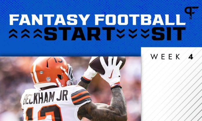 NFL Start 'em Sit 'em Week 4: Can you trust Odell Beckham and Damien Harris?