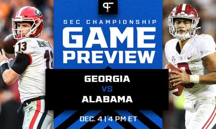 2021 SEC Championship Game Pick and Prediction: How to watch Georgia vs. Alabama