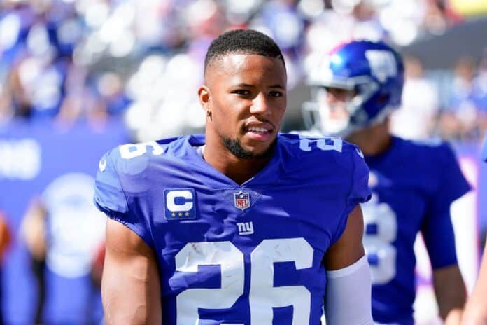 Is Saquon Barkley playing today vs. the Eagles?