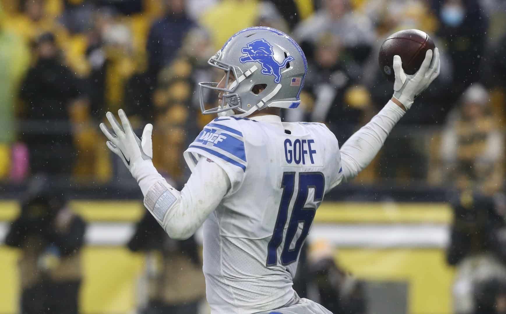 Is Jared Goff playing today vs. the Bears?