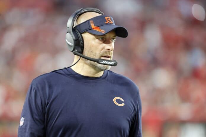 Matt Nagy cagey about future in light of report he'll be fired after Thanksgiving game vs. Lions