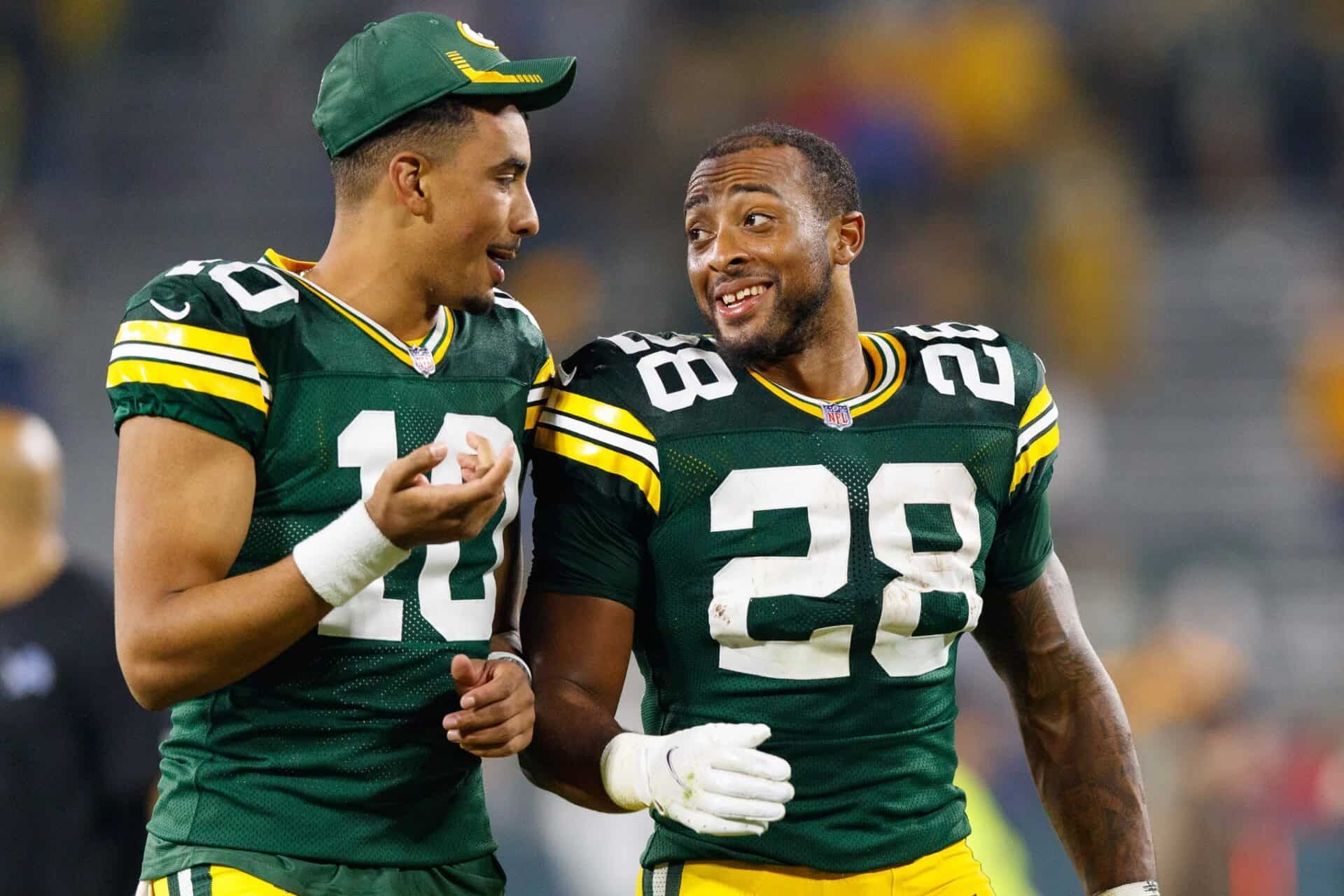 Fantasy Football Trade Analyzer: David Montgomery, AJ Dillon, and Terry McLaurin should be on the move