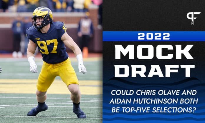 2022 NFL Mock Draft: Could Chris Olave and Aidan Hutchinson both be top-five selections?