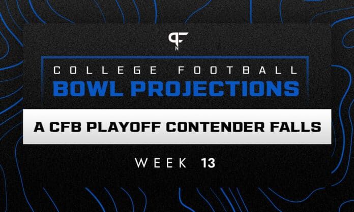 College Football Bowl Projections Week 13: A College Football Playoff contender falls