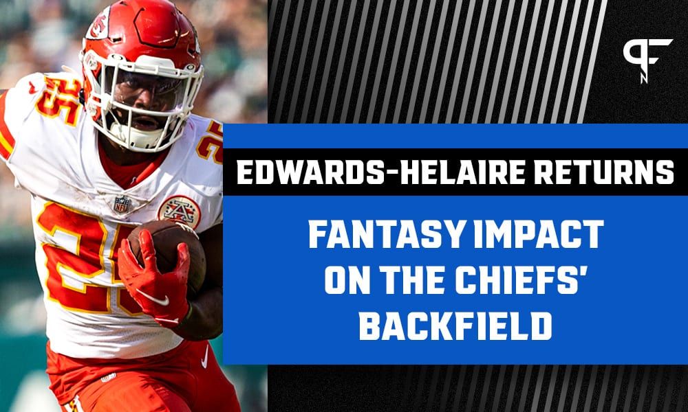 Fantasy impact of Clyde Edwards-Helaire's return on Darrel Williams, Jerick McKinnon, and Derrick Gore