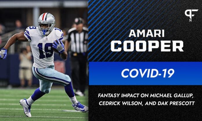 Amari Cooper COVID-19: Fantasy impact on Michael Gallup, Cedrick Wilson, and Dak Prescott