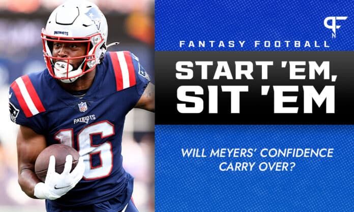 Jakobi Meyers Start/Sit Week 11: Will his confidence carry over?