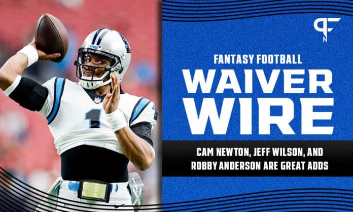 Fantasy Waiver Wire Week 11: Cam Newton, Jeff Wilson Jr., and Robby Anderson are great adds