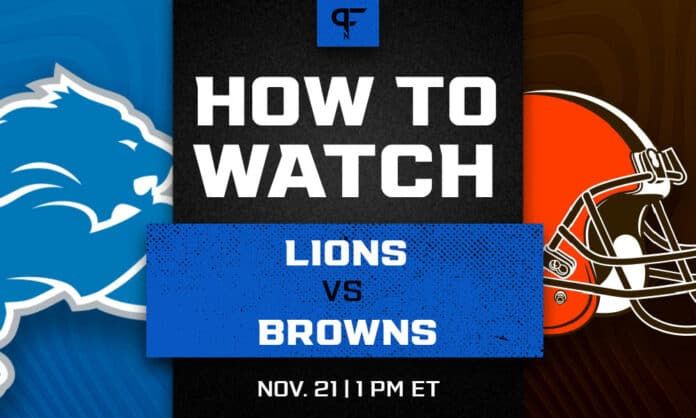 Lions vs. Browns prediction, pick, odds, and how to watch the Week 11 game