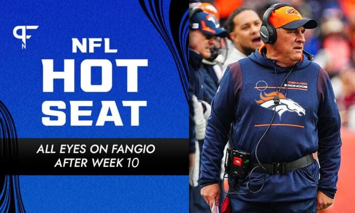 NFL Hot Seat: Is Vic Fangio's job back in focus after Broncos' Week 10 loss?