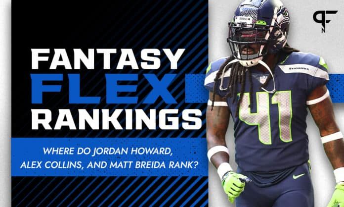 Week 11 Fantasy Football Flex Rankings: Where do Jordan Howard, Alex Collins, and Matt Breida rank?