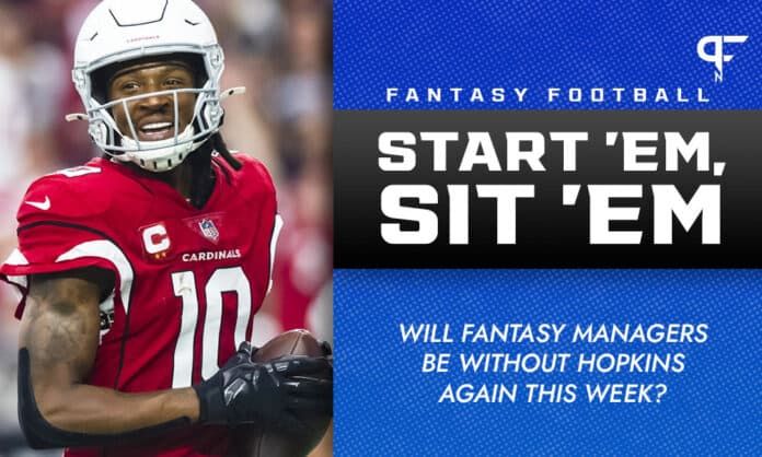 DeAndre Hopkins Start/Sit Week 10: Is he a risky play against the Panthers?