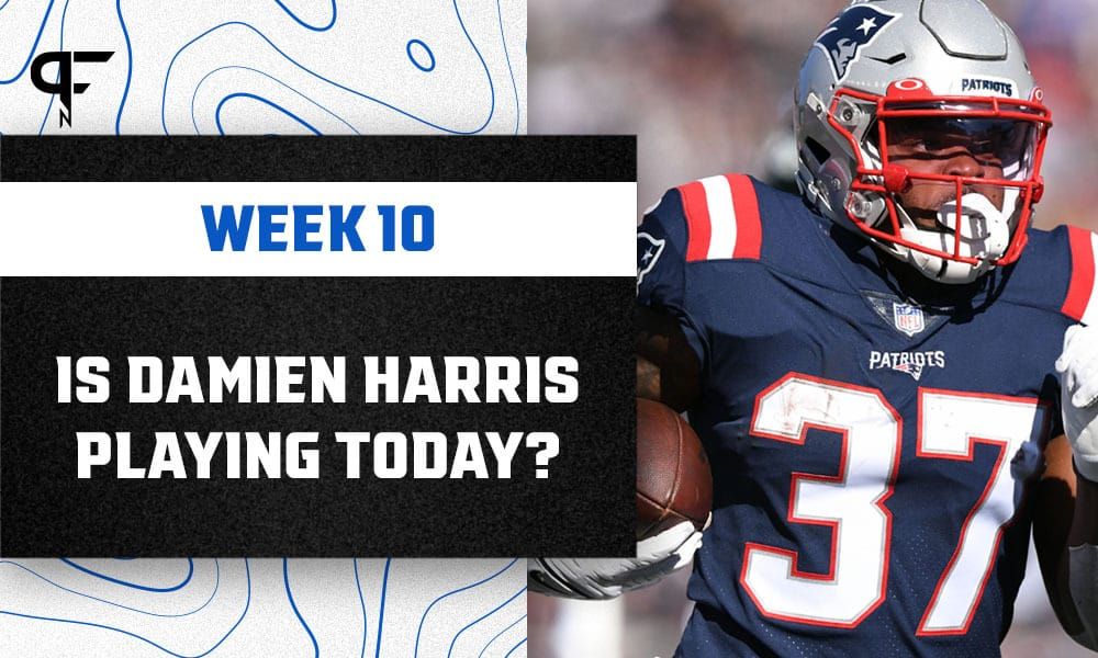 Is Damien Harris playing today vs. the Browns?