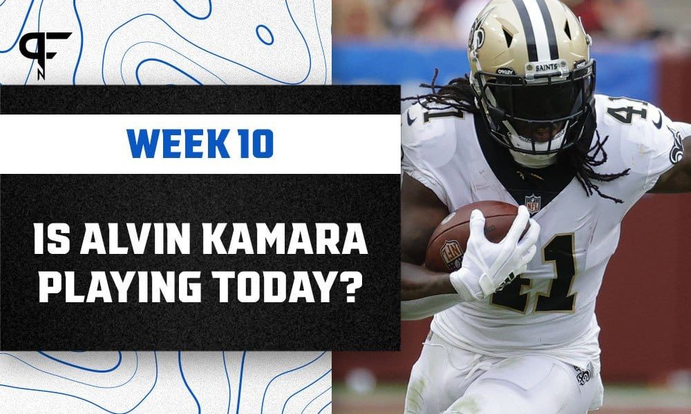 Is Alvin Kamara playing today vs. the Titans?