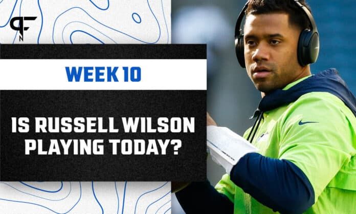 Is Russell Wilson playing today vs. the Packers?