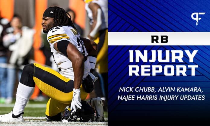 Fantasy RB Injury Report Week 10: Nick Chubb, Alvin Kamara, Najee Harris injury updates