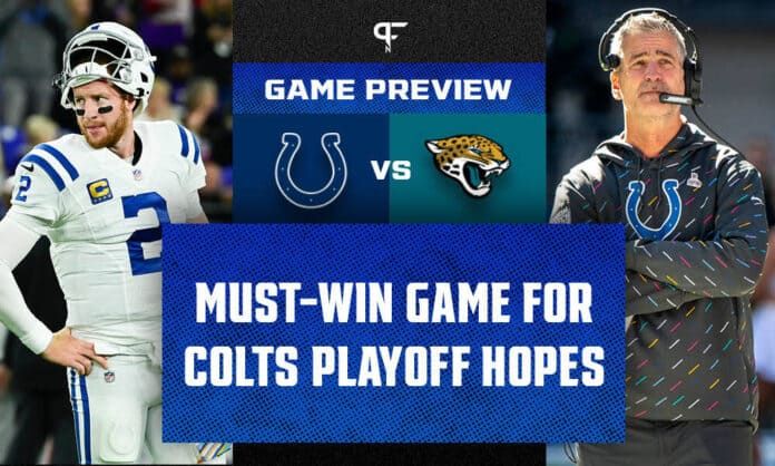 Jacksonville Jaguars vs. Indianapolis Colts: Storylines, prediction in must-win for Colts' playoff hopes