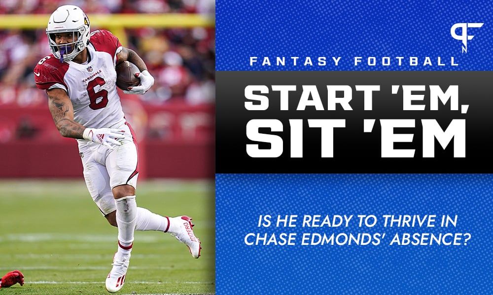 James Conner Start/Sit Week 10: Is he ready to thrive in Chase Edmonds' absence?