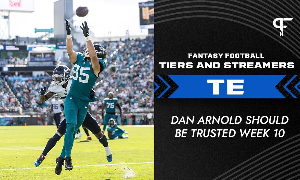 Fantasy TE Tiers and Streamers Week 10: Dan Arnold deserves your attention