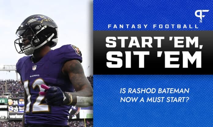 Start 'Em, Sit 'Em Week 10: Is Rashod Bateman now a must start?