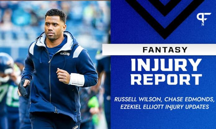 Fantasy Injury Report: Russell Wilson, Chase Edmonds, Ezekiel Elliott injury updates