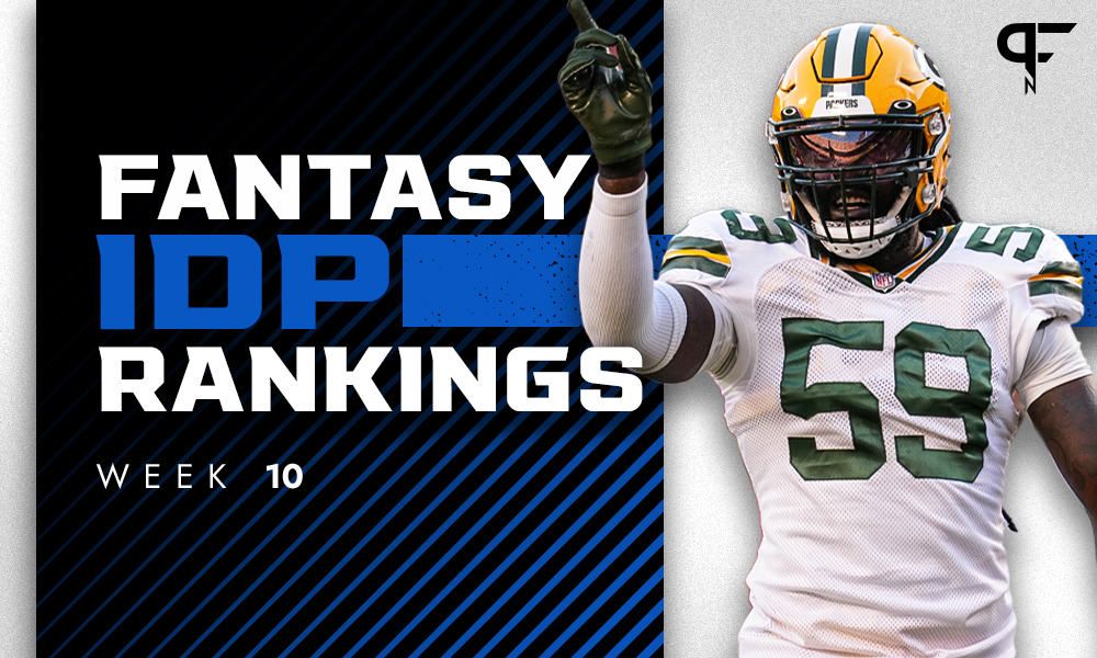 IDP Rankings Week 10: Top defensive fantasy football players to start