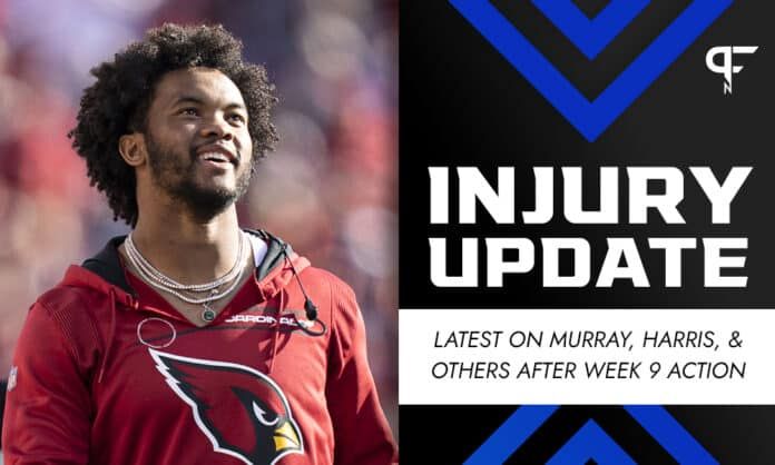 Week 9 Injury Update: The latest on Kyler Murray, Tua Tagovailoa, Damien Harris and more