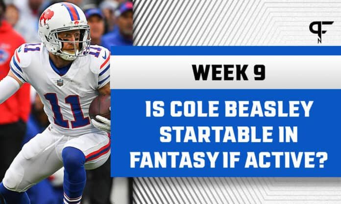 Cole Beasley Start/Sit Week 9: Can fantasy managers trust him as a WR3 streamer?