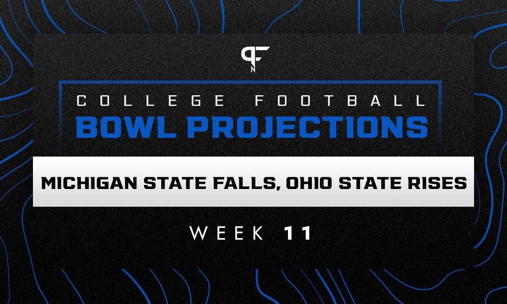 College Football Bowl Projections Week 11: Michigan State falls, Ohio State rises