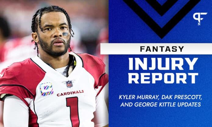 QB and TE Fantasy Injury Report Week 9: Kyler Murray, Dak Prescott, and George Kittle updates