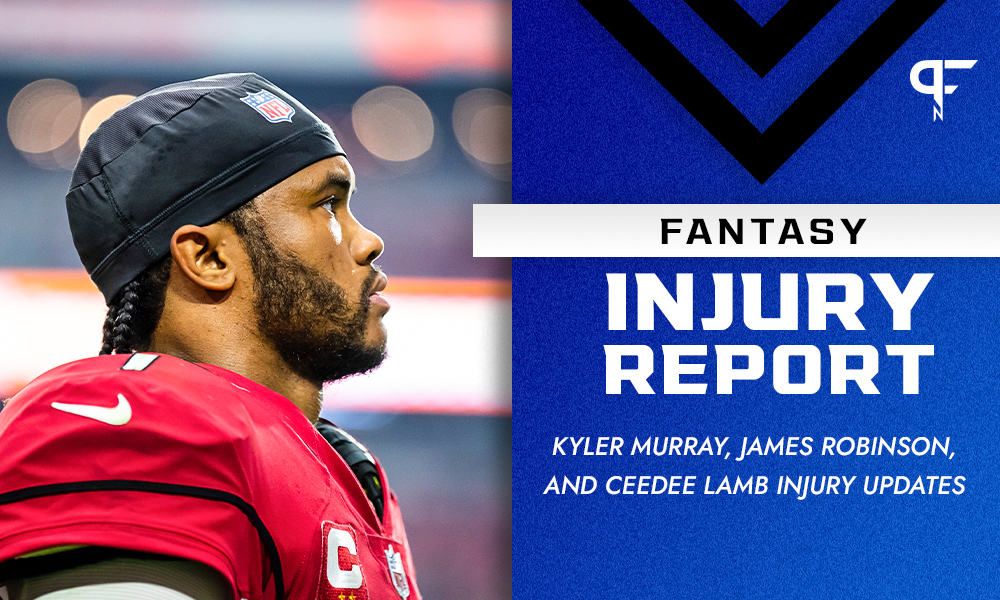 Fantasy Injury Report: Kyler Murray, David Montgomery, CeeDee Lamb injury updates