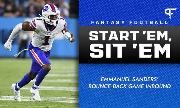 R Start 'Em, Sit 'Em Week 9: Are Emmanuel Sanders, Jerry Jeudy, and DeVonta Smith options?