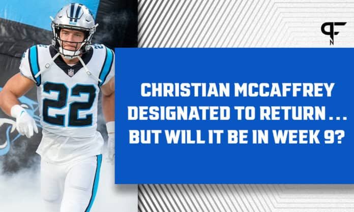 Christian McCaffrey Injury Update: Latest news and outlook now that Panthers RB is off IR