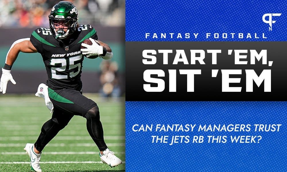 Ty Johnson Start/Sit Week 9: Can fantasy managers trust the Jets RB this week?
