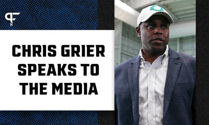 GM Chris Grier discusses Dolphins' pursuit of Deshaun Watson