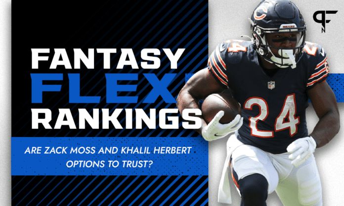 Week 9 Fantasy Football Flex Rankings: Are Zack Moss and Khalil Herbert options to trust?