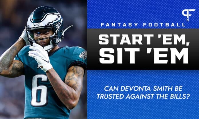 NFL Start 'em, Sit 'em Week 9: Can DeVonta Smith be trusted against the Bills?