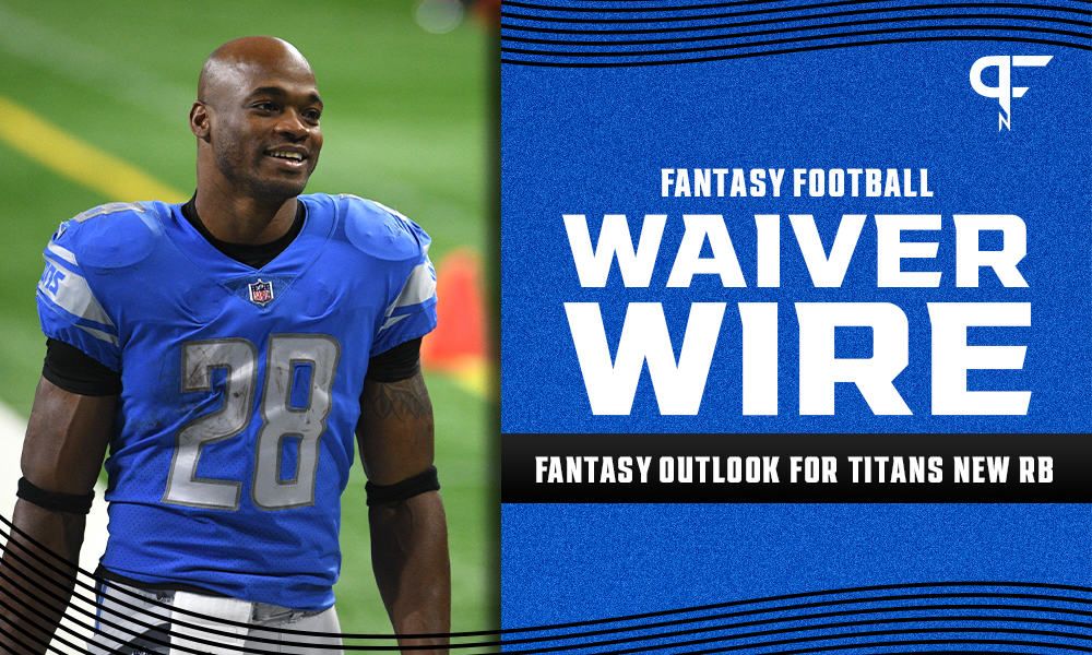 Adrian Peterson Waiver Wire: Fantasy outlook for Titans new RB