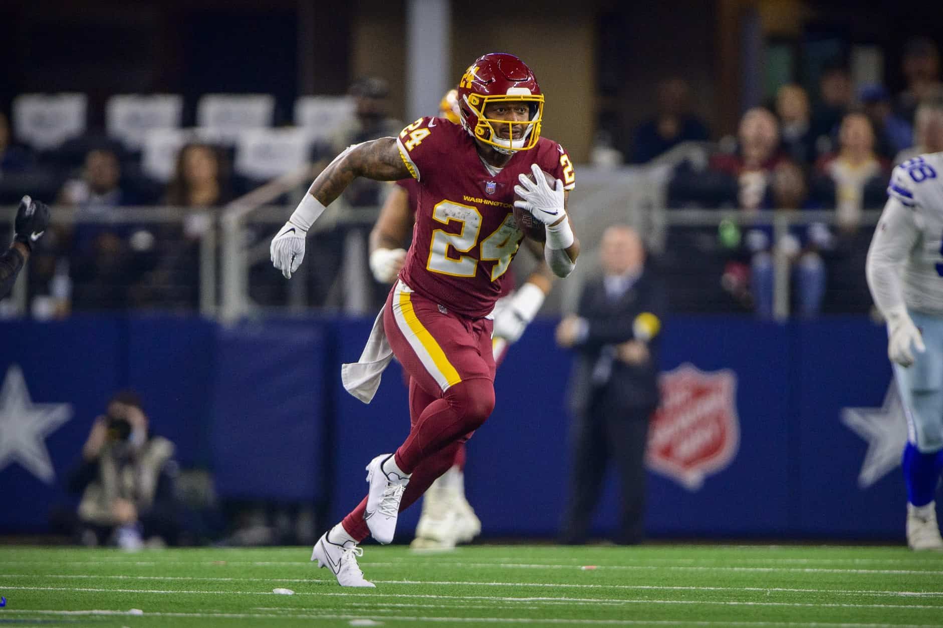 What is Antonio Gibson's Week 17 injury outlook, and should you start Jaret Patterson or Jonathan Williams if he sits?