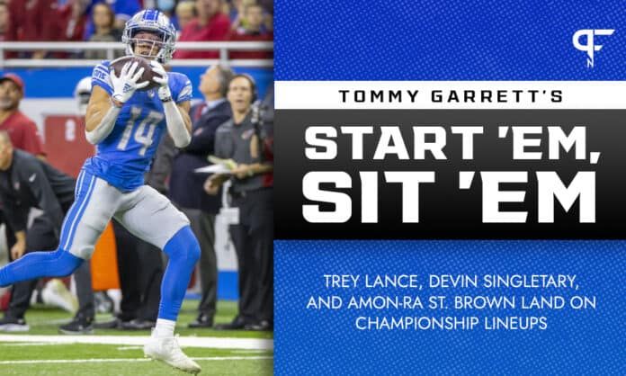 Fantasy Start 'Em, Sit 'Em Week 17: Trey Lance, Devin Singletary, and Amon-Ra St. Brown land on championship lineups