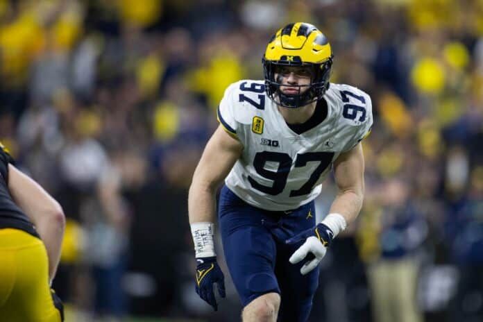 Who is Aidan Hutchinson? Michigan DE could be first player taken in 2022 NFL Draft