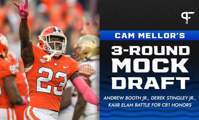 Cam Mellor's 3-Round 2022 NFL Mock Draft: Andrew Booth Jr., Derek Stingley Jr., Kaiir Elam battle for CB1 honors