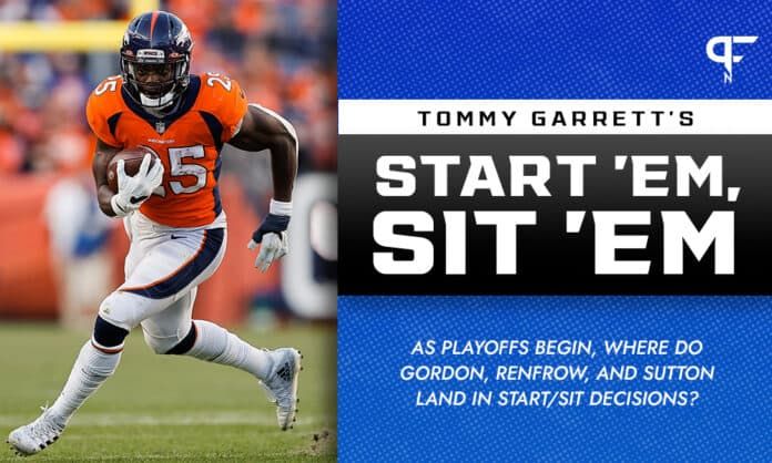 Start 'Em, Sit 'Em Week 15: As playoffs begin, where do Melvin Gordon, Hunter Renfrow, and Courtland Sutton land in start/sit decisions?